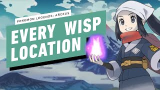 Pokemon Legends Arceus  Every Wisp Location [upl. by Veradi]