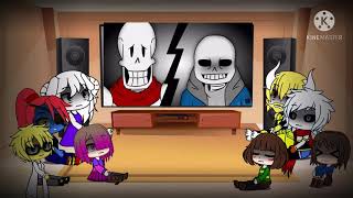 Undertale reacts to Dusttale stronger than you [upl. by Nwotna]