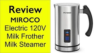 Review Miroco Milk Frother  How to make froth milk at home [upl. by Coad]