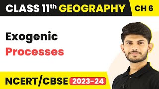 Exogenic Processes  Geomorphic Processes  Class 11 Geography [upl. by Lali304]