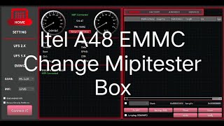 Itel A48 EMMC Change Mipitester Box [upl. by Epolenep]