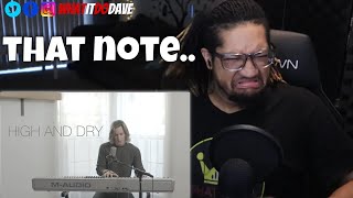 Reaction to Geoff Castellucci  High and Dry  Radiohead  Bass Singer Cover [upl. by Alram]