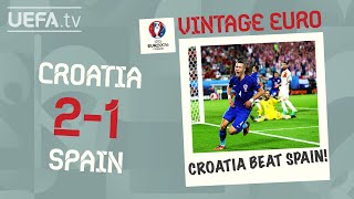 CROATIA 21 SPAIN EURO 2016  VINTAGE EURO [upl. by Delp]