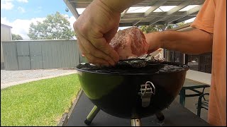 portable charcoal grill lamb roast [upl. by Searle]