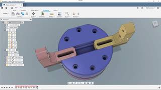 Autodesk Fusion 360 – tworzenie złożeń nadawanie połączeń pomiędzy elementami [upl. by Pansie]