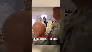 Military base active shooter scenario training‼️🤯 military army combat war [upl. by Selrac]