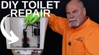 How to Fix A Running Toilet GUARANTEED  DIY Plumbing Repair [upl. by Shererd]