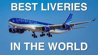 TOP 10 Best Airline Liveries In The World [upl. by Siocnarf440]