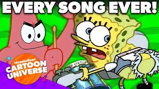 Every SpongeBob Song EVER 🎵  Nicktoons [upl. by Lletnwahs]