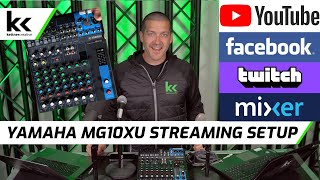 Yamaha MG10XU Streaming Setup [upl. by Allina]