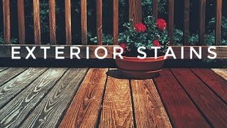 STAINING A DECK  Exterior Wood Staining for Beginners [upl. by Tare601]