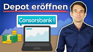 Depot eröffnen in 5 Minuten SchrittfürSchritt zum ETFDepot  Consorsbank Depot Tutorial Teil 12 [upl. by Nahte]