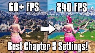 Fortnite Chapter 5 Settings Guide  FPS Boost Colorblind Modes amp More [upl. by Dorren211]