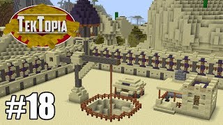 TekTopia 18  Desert Quarry Minecraft Villager Mod [upl. by Henrion]