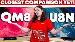 TCL QM8 QM851G vs Hisense U8N  Which Should You Choose [upl. by Lewert]