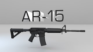 How An AR15 Rifle Works Part 1 Components [upl. by Atselec]