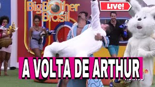 BBB22 AO VIVO  ARTHUR AGUIAR SAI DO QUARTO SECRETO E VOLTA PARA A CASA DO BIG BROTHER AS 13 HORAS [upl. by Mcmaster]