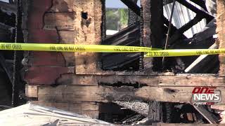 Barry Auto storage building in Ephrata destroyed by fire late Tuesday night [upl. by Suoirtemed]