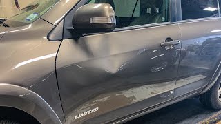 EXTREMELY LARGE DENT REPAIR 👨‍🔧 Without painting🚫 [upl. by Charbonneau]