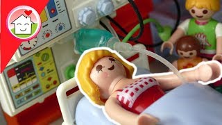 Playmobil Familie Hauser  Mama muss ins Krankenhaus  Kinderfilm [upl. by Kemble]