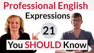 21 Professional English Expressions You Should Know [upl. by Olinde394]