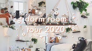 🛏 college dorm room tour 2020  freshman  northeastern university 🐾 [upl. by Lika]