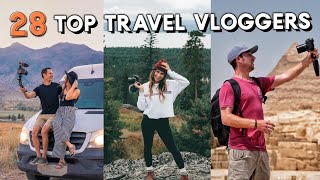 28 TOP TRAVEL VLOGGER channels to follow [upl. by Iew]