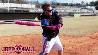 Jeff Hall Softball Hitting Tips  Stance Hip Rotation and Torque [upl. by Miguela231]