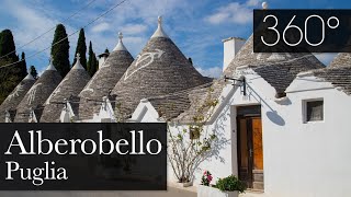 Alberobello in 360°  Puglia [upl. by Lavery]