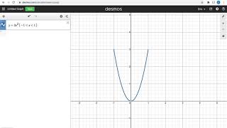 Cut and move the parabola using Desmos [upl. by Leahcimnhoj]