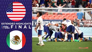 USA vs Mexico Extended Highlights  Concacaf Nations League Final  CBS Sports Golazo [upl. by Aliakim]