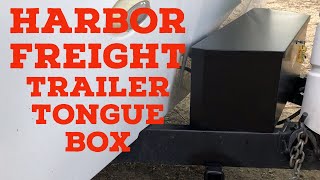 Harbor Freight Utility Trailer Build DIY utilitytrailer [upl. by Hamrnand]