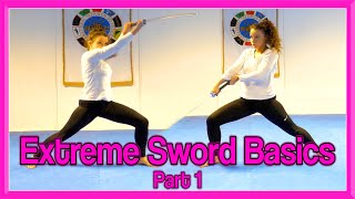 Sword Strikes amp Blocks Tutorial  Extreme Sword Basics Part 1 [upl. by Sardella]