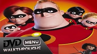 The Incredibles 2004 05 DvD Menu Walkthrough [upl. by Damha153]