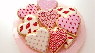 How To Decorate Cookies for Valentines Day [upl. by Tap]