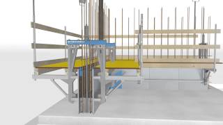 Bitschnau Slipform Animation Gleitschalung Slipforming FUTURA System [upl. by Anirual624]