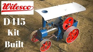 WILESCO D415 live Steam Tractor built from a kit [upl. by Ymmat]