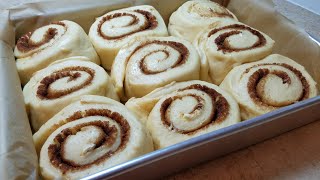 HOMEMADE CINNAMON ROLLS  Fluffy Soft Cinnamon Rolls  Bakery Style Cinnamon Rolls [upl. by Leler]