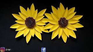 Girasoles de papel paso a paso [upl. by Sager]