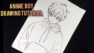 How To Draw Anime Boy [upl. by Aleekahs]