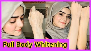 Full Body Whitening Skin Polish  Remove Tan Pigmentation  100 Guaranteed Results DietitianAqsa [upl. by Ellenahs375]