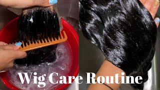 HOW TO WASH amp MAINTAIN YOUR WIGS  LACE FRONT HUMAN HAIR [upl. by Timothy]