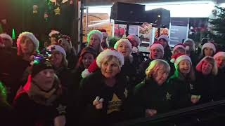 WHAT CHRISTMAS MEANS TO ME Rock Choir at Birkdale Lights Switch On 1st December 2024 [upl. by Trella]