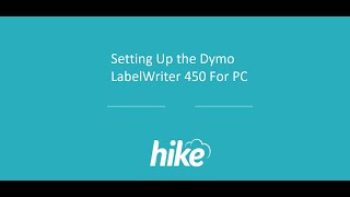 Setting Up the Dymo LabelWriter 450 For PC [upl. by Ursula]