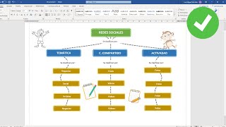 Como crear un mapa conceptual en WORD [upl. by Aldo]