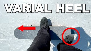 HOW TO VARIAL HEELFLIP [upl. by Ardnaik]