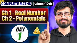 Class 10 Maths  Day 1  Real Numbers amp Polynomials  Class 10  Alakh Pandey  Ritik Sir [upl. by Mullac]