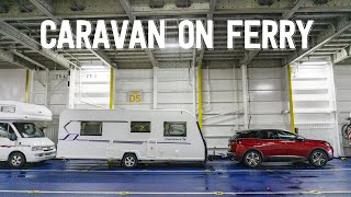 1st Time Caravan On Ferry ⛴Dover to Calais 🇫🇷 [upl. by Ayekam]