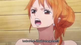 NAMI Drops Her Towel In Front of the ENEMIES  One Piece Reaction Mashup [upl. by Salba156]