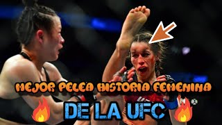 La MEJOR PELEA FEMENINA de la HISTORIA en la UFC [upl. by Oicangi]